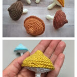 Colorful Mushrooms Free Crochet Pattern