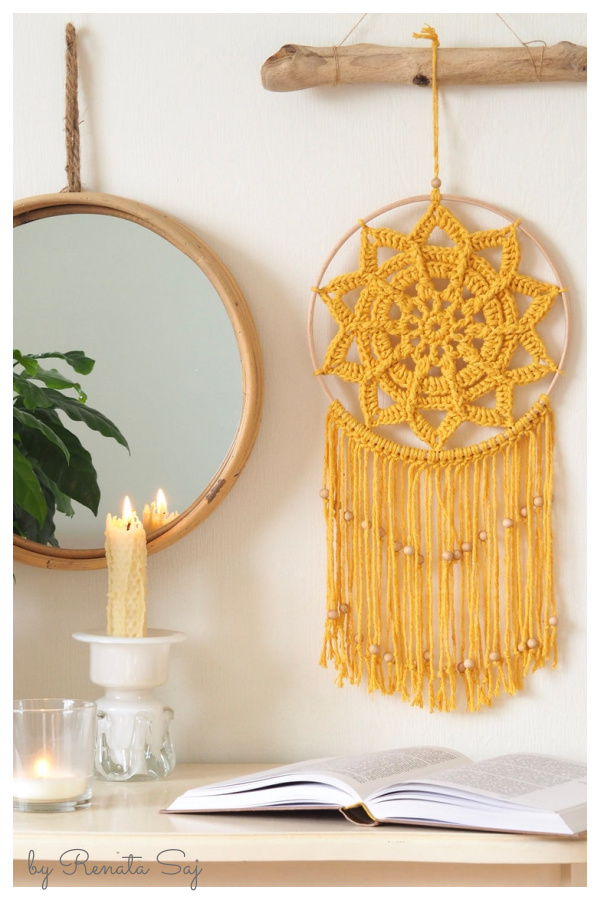 Crochet Star Dreamcatcher