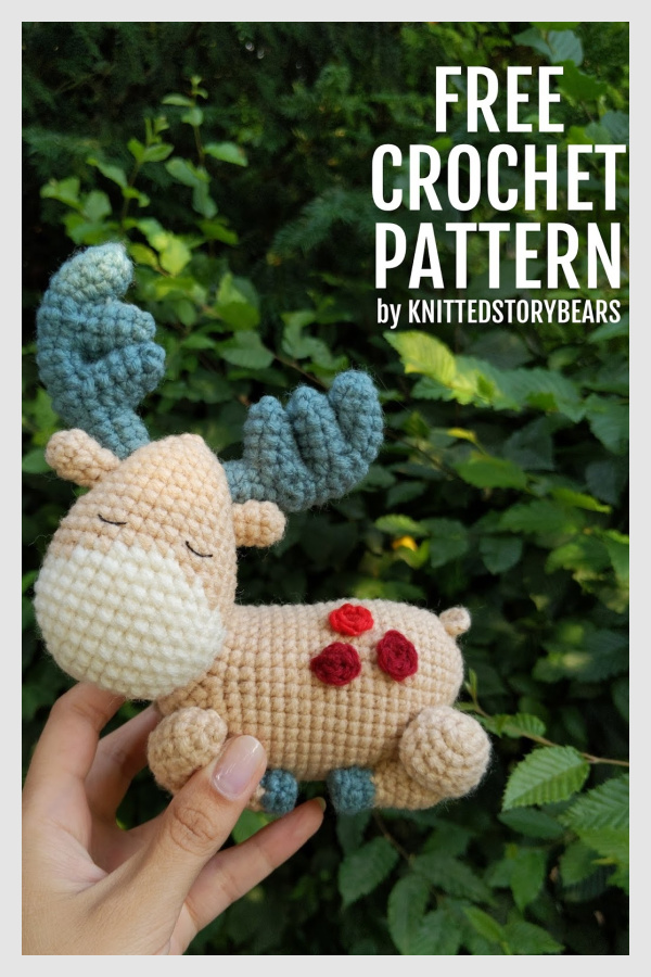 Den the Moose Free Crochet Pattern