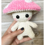 Doll Mushroom Plushie Amigurumi Free Crochet Pattern