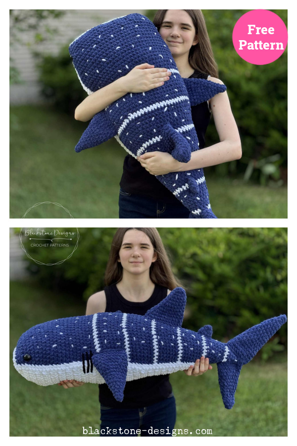 Giant Whale Shark Free Crochet Pattern