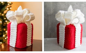 Gift Tissue Box Cover FREE Crochet Pattern