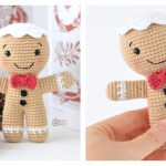 Gingerbread Man Amigurumi Free Crochet Pattern