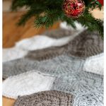 Hexagon Christmas Tree Skirt Free Crochet Pattern