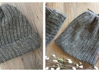 Men's Classic Beanie Free Crochet Pattern and Video Tutorial