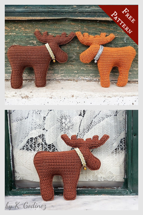Moose Amigurumi Free Crochet Pattern 