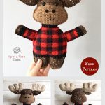 Moose Amigurumi Free Crochet Pattern