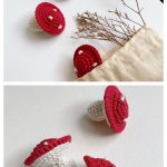 Mushrooms Stuffed Toy Free Crochet Pattern