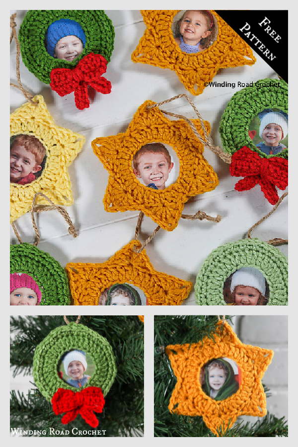 Picture Ornament Free Crochet Pattern