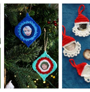 Picture Ornaments Free Crochet Pattern