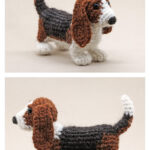 Realistic Basset Hound Dog Amigurumi Crochet Pattern