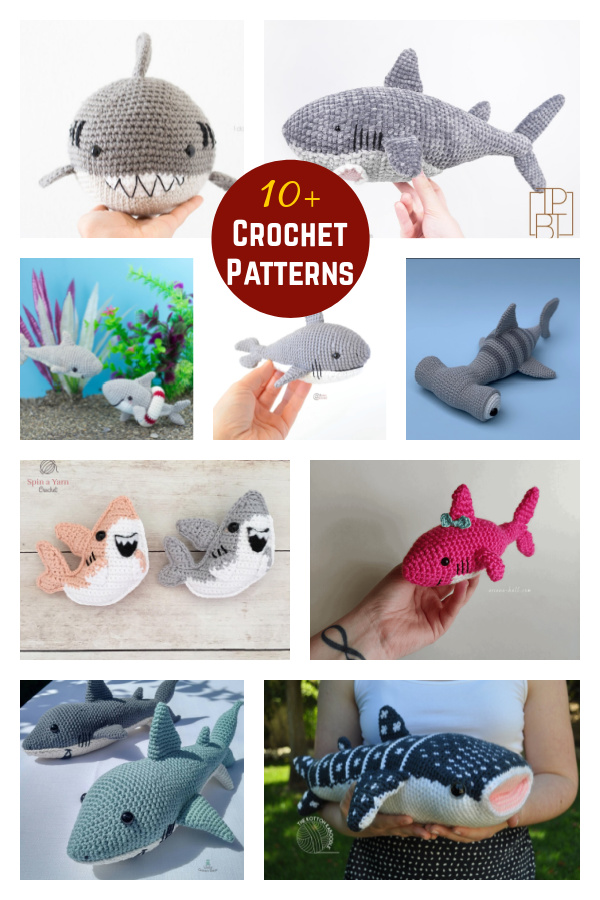 Shark Amigurumi Crochet Patterns 