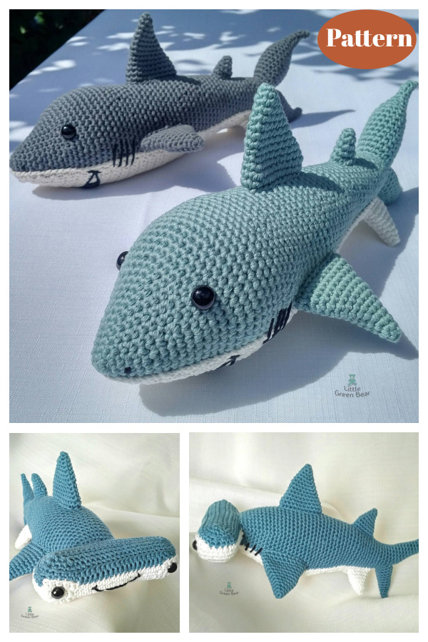 Shark Amigurumi Crochet Patterns