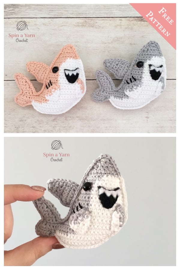 Shark Amigurumi Free Crochet Pattern 