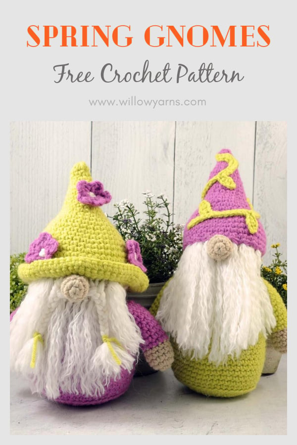 Spring Gnomes Free Crochet Pattern
