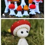 Toadstool Mushroom Crochet Patterns