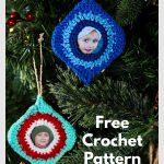 Vintage Photo Ornament Free Crochet Pattern