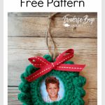 Wreath Picture Ornament Free Crochet Pattern