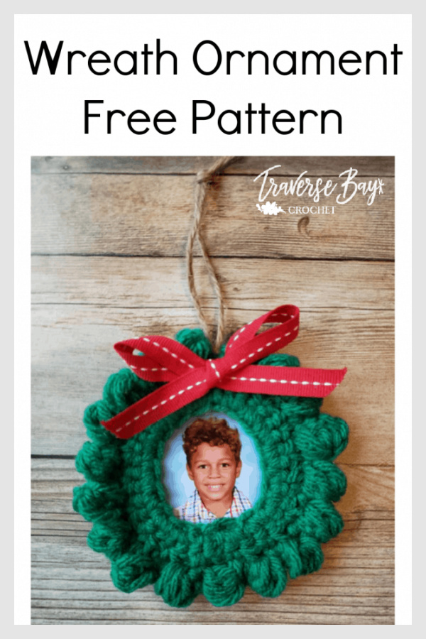 Wreath Picture Ornament Free Crochet Pattern