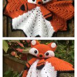 Acorn the Fox Lovey crochet pattern