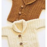 Baby Boy Shawl Collar Cardigan Free Crochet Pattern