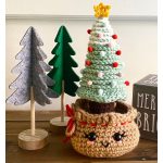 Burlap Sack Christmas Tree Crochet Pattern