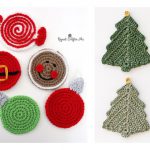 Christmas Coasters Free Crochet Patterns