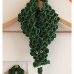 Crocodile Scarf Free Crochet Pattern