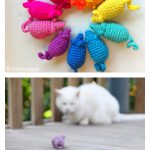 Easy Peasy Catnip Mouse Toy Free Crochet Pattern