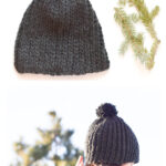 Everyday Ribbed Hat Free Crochet Pattern