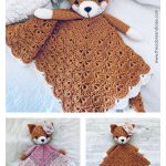 Fox Lovey Security Blanket Crochet Pattern