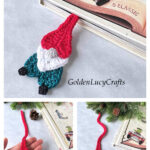 Gnome Bookmark Free Crochet Pattern