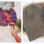 Knit Look Beanie Hat Free Crochet Pattern