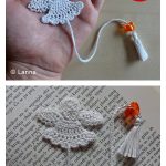 Little Angel Christmas Bookmark Free Crochet Pattern