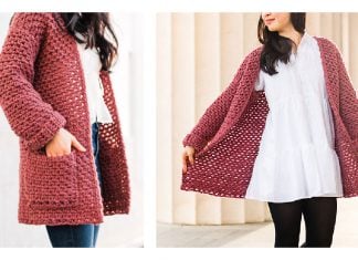 Rosewood Coat Free Crochet Pattern