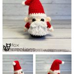 Santa Claus Mini Amigurumi Free Crochet Pattern