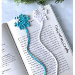 Snowflake Bookmark Free Crochet Pattern