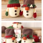 Snowman Gnome Free Crochet Pattern