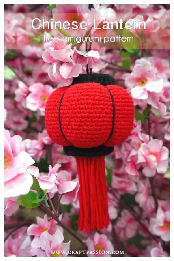 Amigurumi Chinese Lantern Free Crochet Pattern