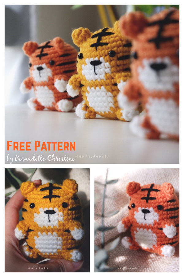 Amigurumi Petite Tiger Free Crochet Pattern