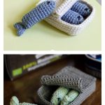 Amigurumi Sardines Cat Toy Free Crochet Pattern