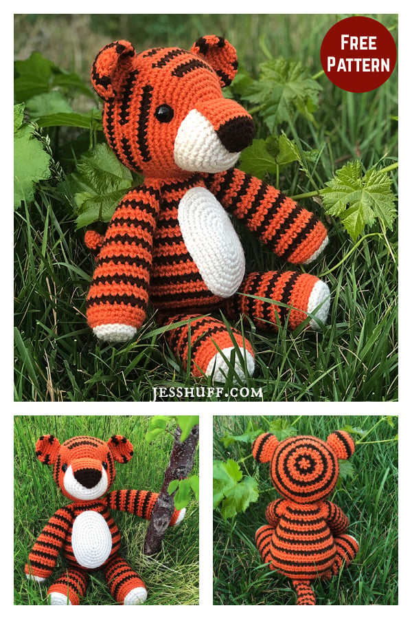 Amigurumi Thomas the Tiger Free Crochet Pattern