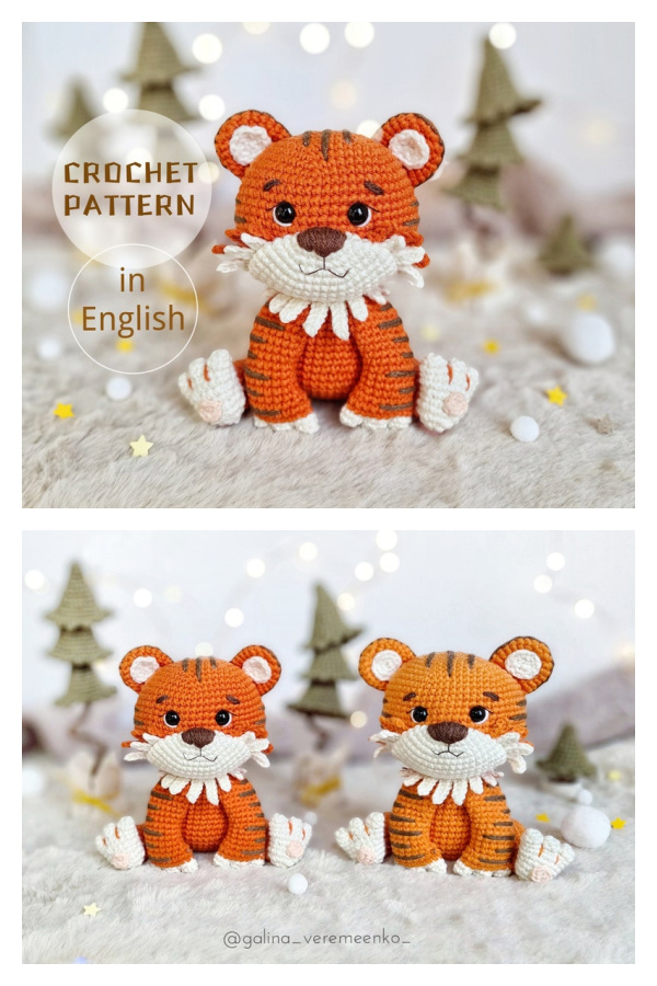 Amigurumi Tiger Crochet Pattern 