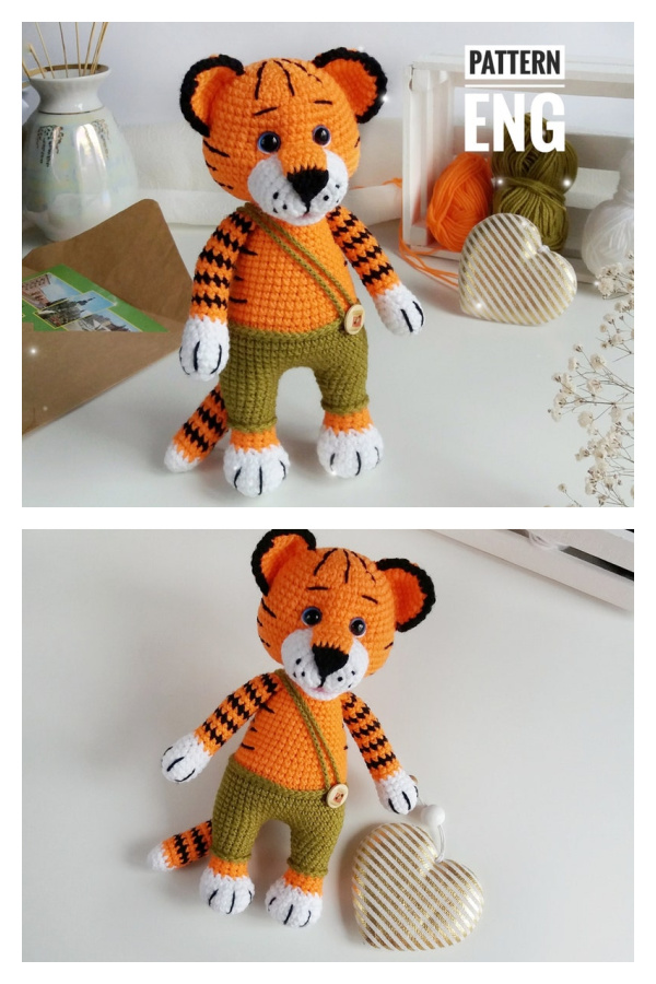 Amigurumi Tiger Crochet Pattern