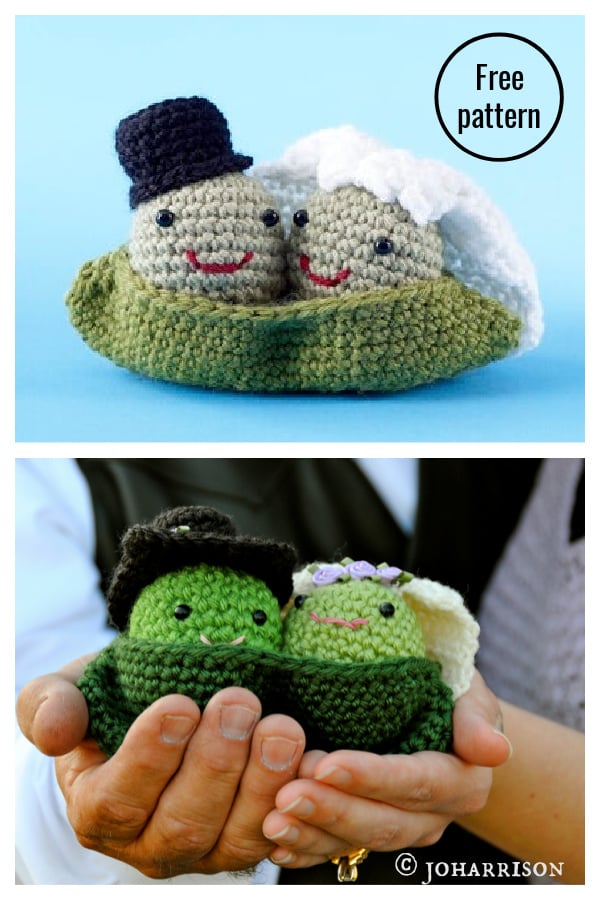 Amigurumi Two Peas in a Pod Free Crochet Pattern