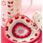 Be My Valentine Dishcloth Free Crochet Pattern