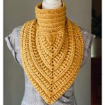 Ebb Tide Kerchief Cowl Crochet Pattern