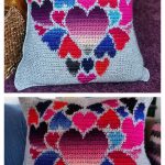 Heart Full of Joy Pillow Free Crochet Pattern