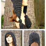 Hood Winter Hat Crochet Pattern