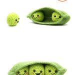 Peas in a Pod Food Friends Free Crochet Pattern